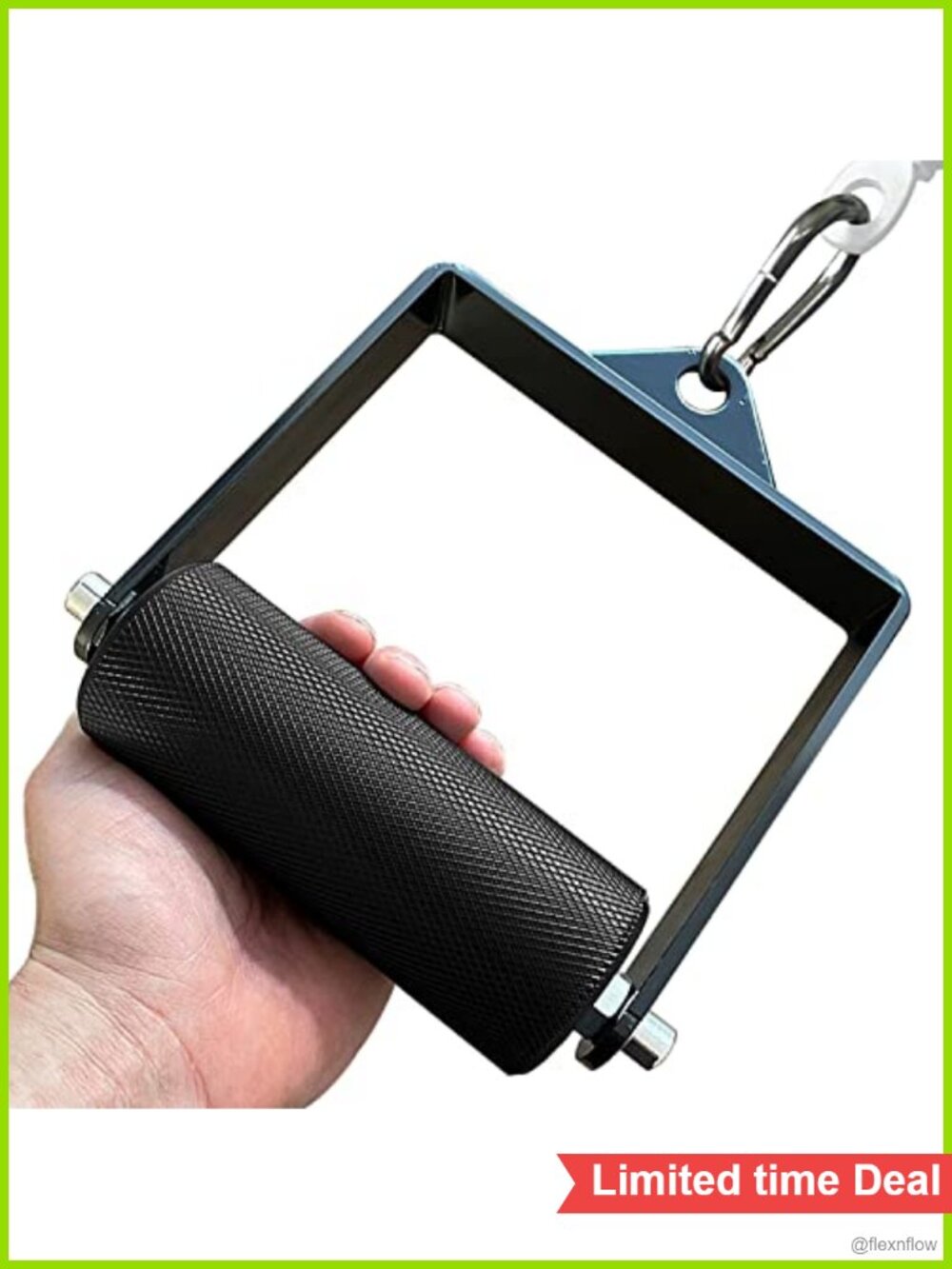 Heavy Duty Steel D Handle Cable Attachment for Gym Arm Wrestling